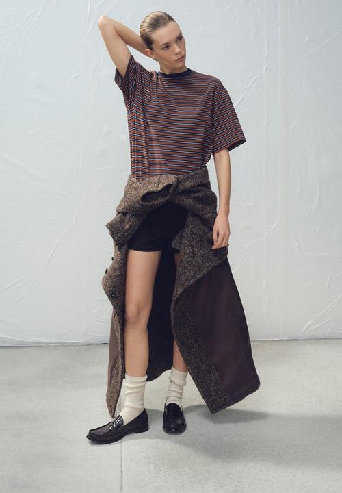 MANGO - T-shirt rali - rust/copper
