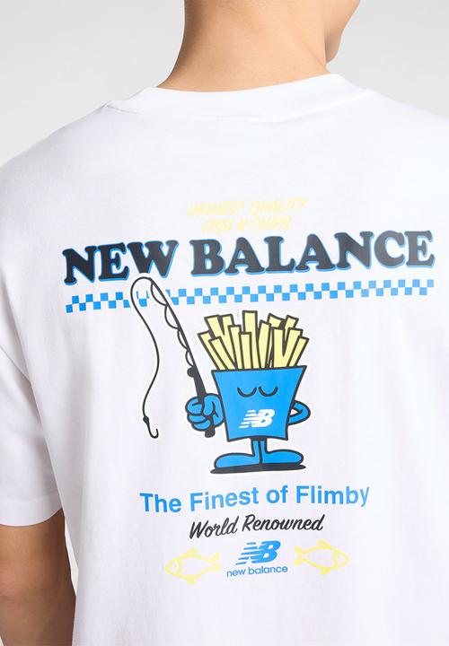 New Balance  - Fish and Chips T-Shirt - White