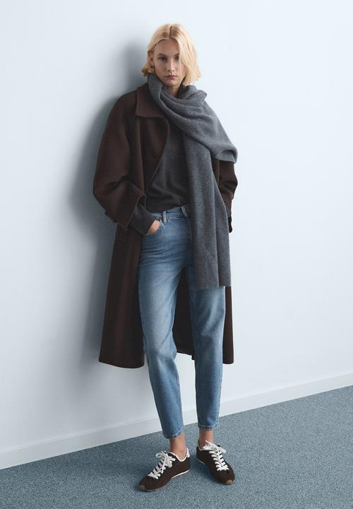 MANGO - Jeans newmom - medium blue