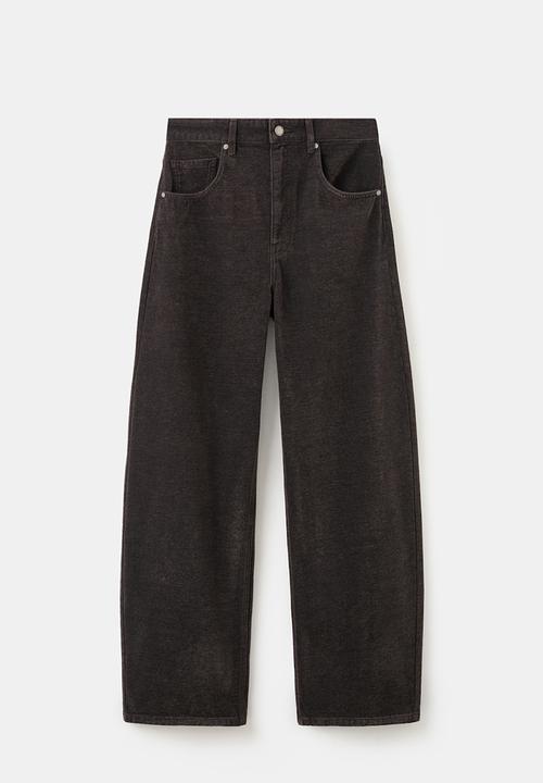 MANGO - Jeans tokio - dark brown