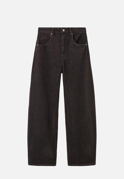 MANGO - Jeans tokio - dark brown