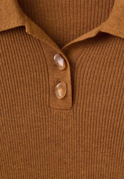 MANGO - Sweater yema - medium brown