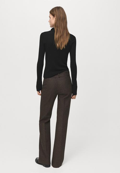 MANGO - Sweater yema - black