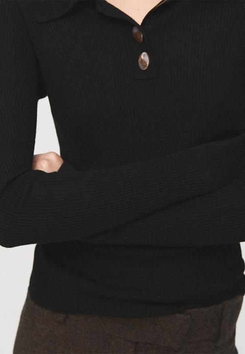 MANGO - Sweater yema - black