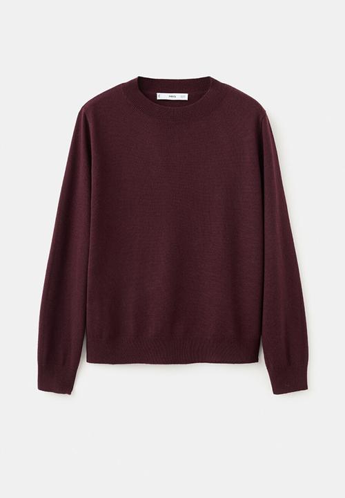 MANGO - Sweater regalo - dark red