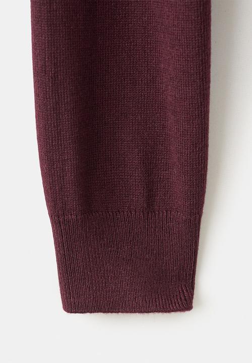 MANGO - Sweater regalo - dark red