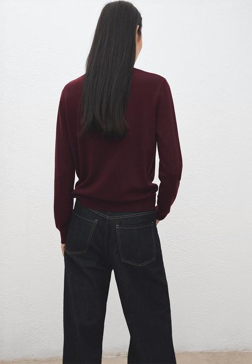MANGO - Sweater regalo - dark red