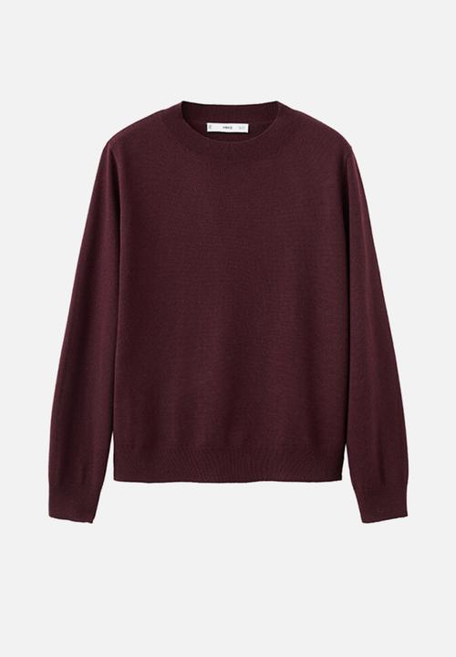 MANGO - Sweater regalo - dark red