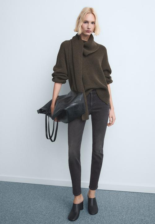 MANGO - Jeans newisa - open grey
