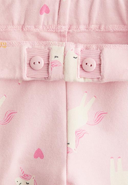 H&M - Leggings - pink/unicorns
