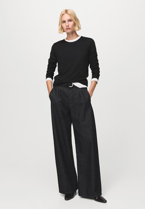 MANGO - Sweater lucca  -  black