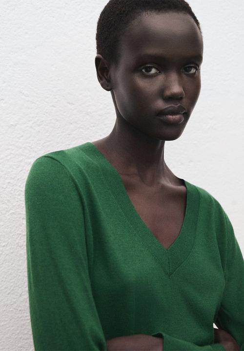 MANGO - Sweater luccav - dark green