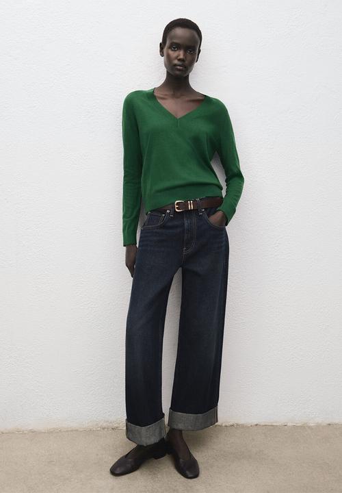 MANGO - Sweater luccav - dark green