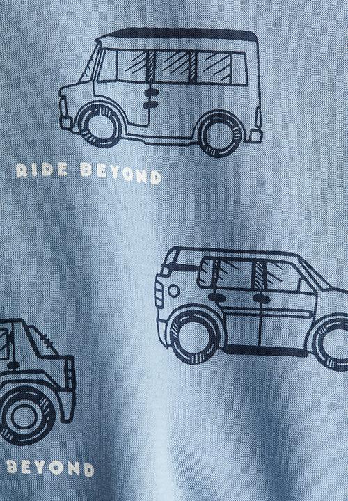 H&M - Sweatshirt - blue cars