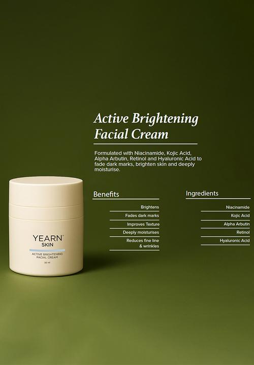 YEARN SKIN - Active Brightening Facial Cream