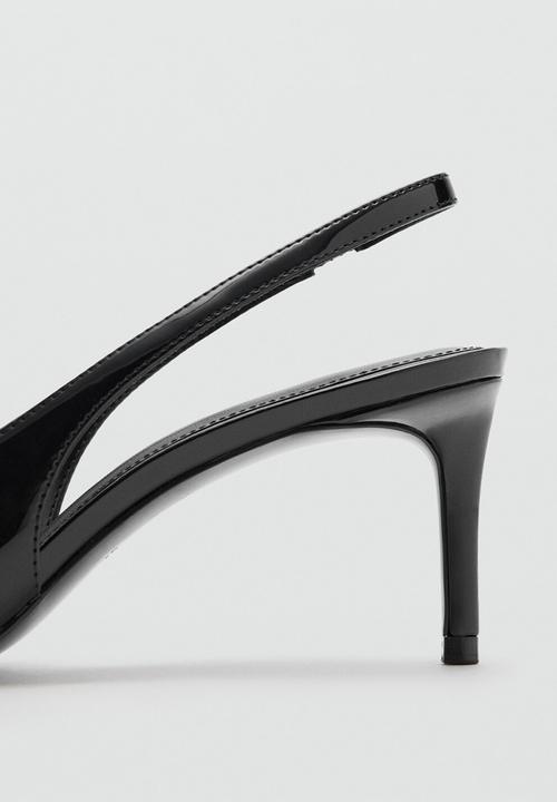 MANGO - Rimini stiletto slingback heel - black