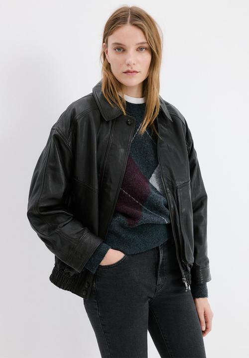MANGO - Jeans claudia - open gray