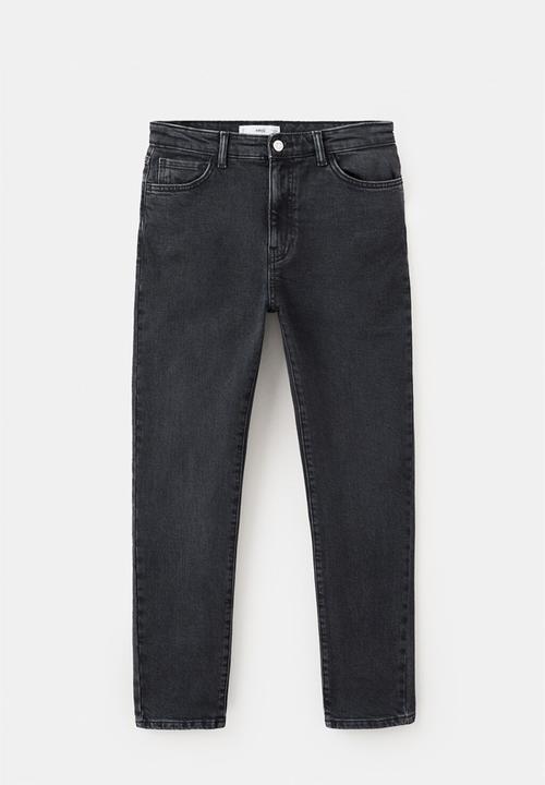 MANGO - Jeans claudia - open gray