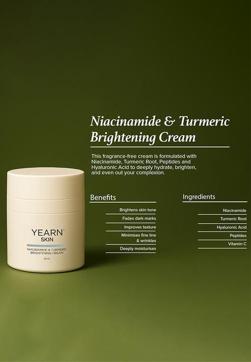 YEARN SKIN - Niacinamide & Turmeric Brightening Cream