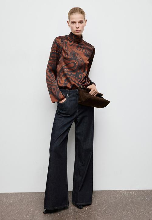 MANGO - Blouse matilda - medium orange