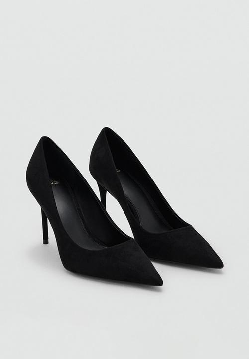MANGO - Clatch stiletto court heel - black