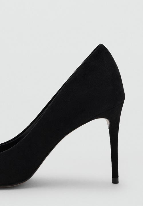MANGO - Clatch stiletto court heel - black