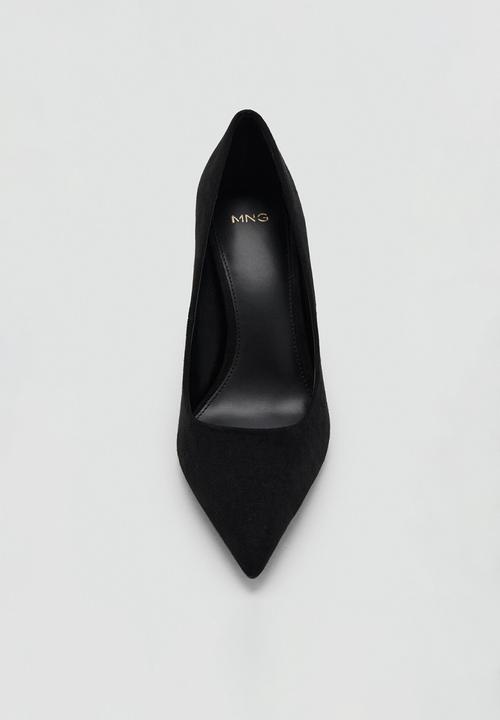 MANGO - Clatch stiletto court heel - black