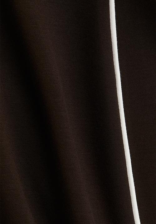 H&M - Wide pull-on trousers - dark brown