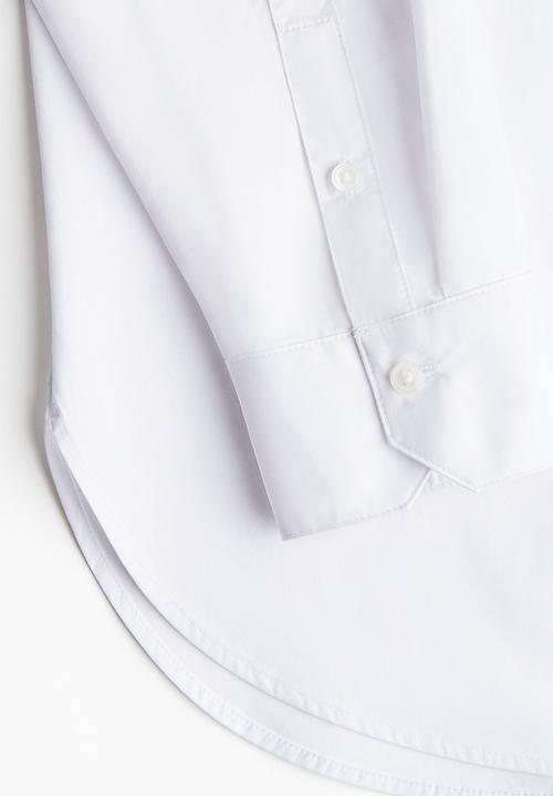 H&M - Oversized cotton shirt - white