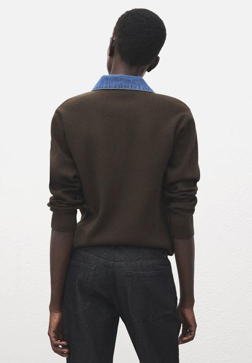 MANGO - Sweater abril - dark brown
