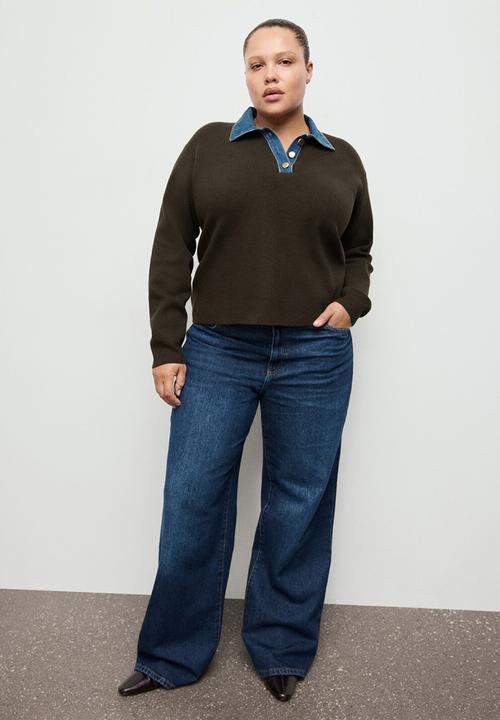 MANGO - Sweater abril - dark brown