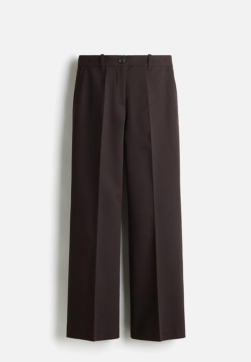 H&M - Bootcut trousers - dark brown