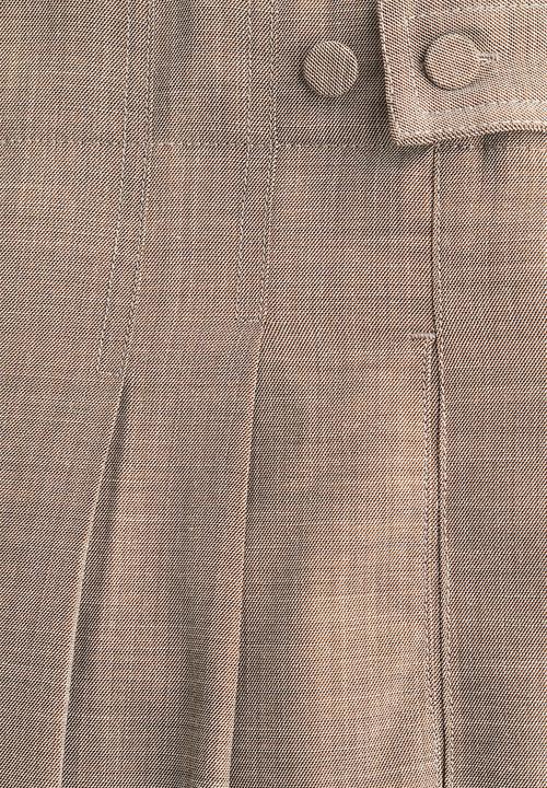 H&M - Wide tailored trousers - beige marl