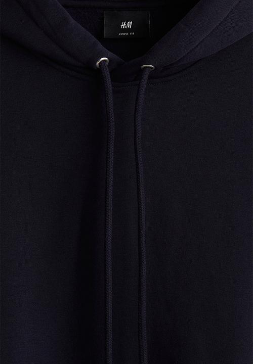 H&M - Loose fit hoodie - navy blue 