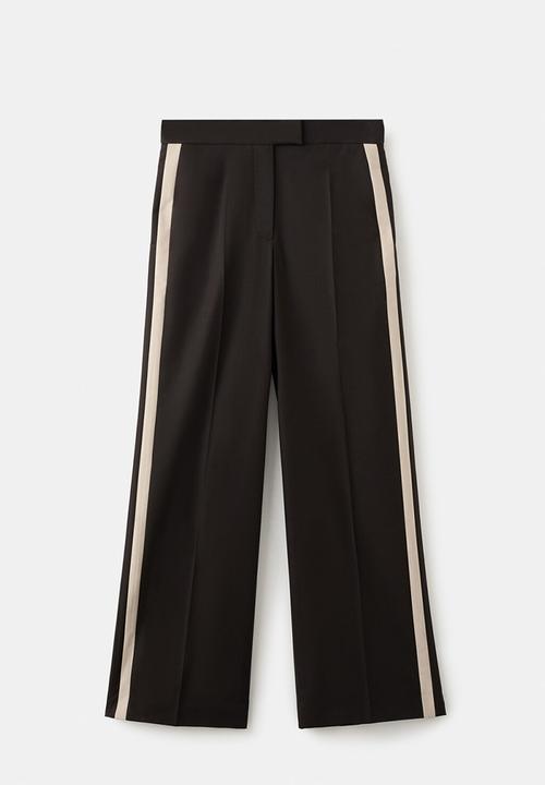 MANGO - Trousers fatima - dark brown