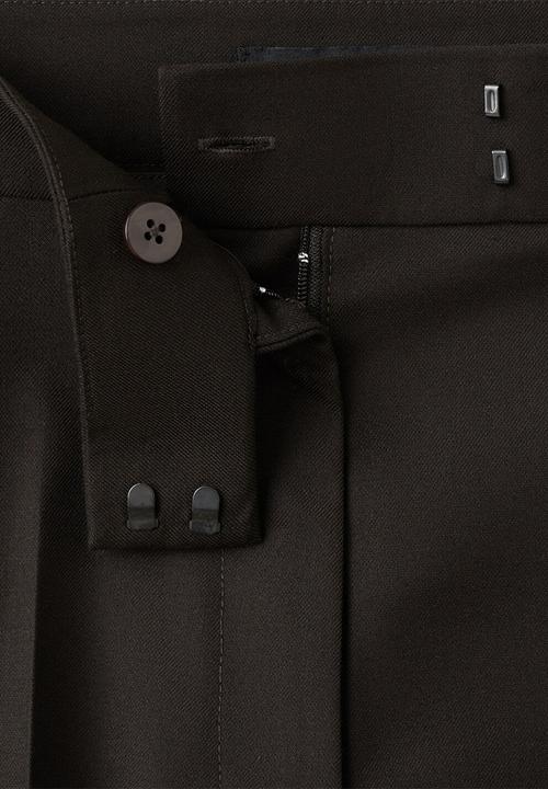 MANGO - Trousers fatima - dark brown