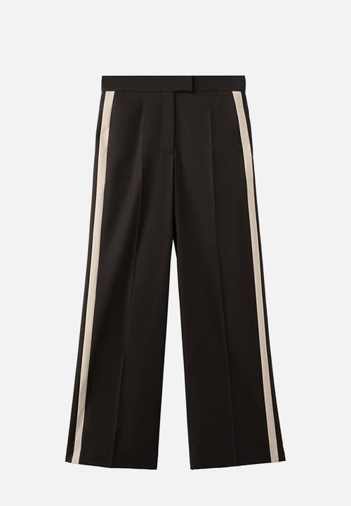 MANGO - Trousers fatima - dark brown