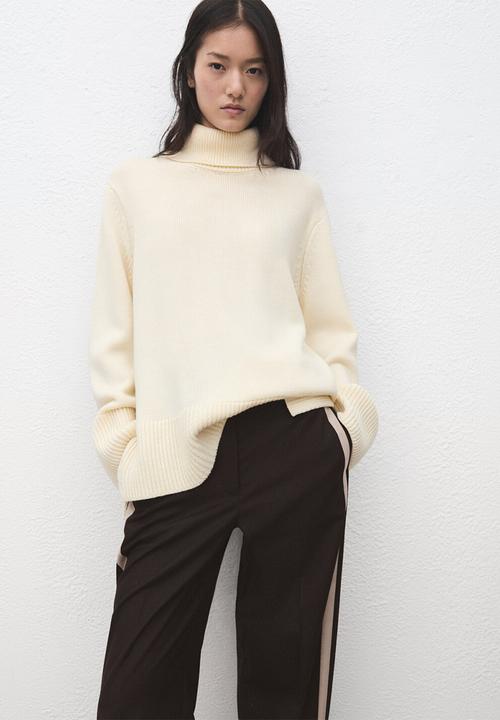 MANGO - Trousers fatima - dark brown