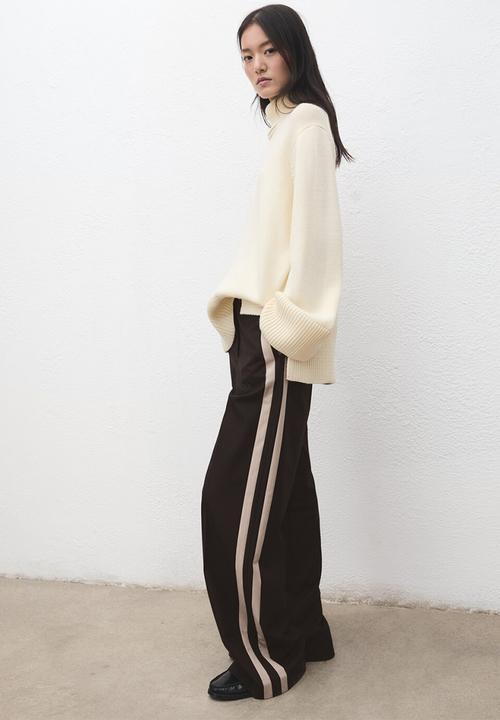 MANGO - Trousers fatima - dark brown