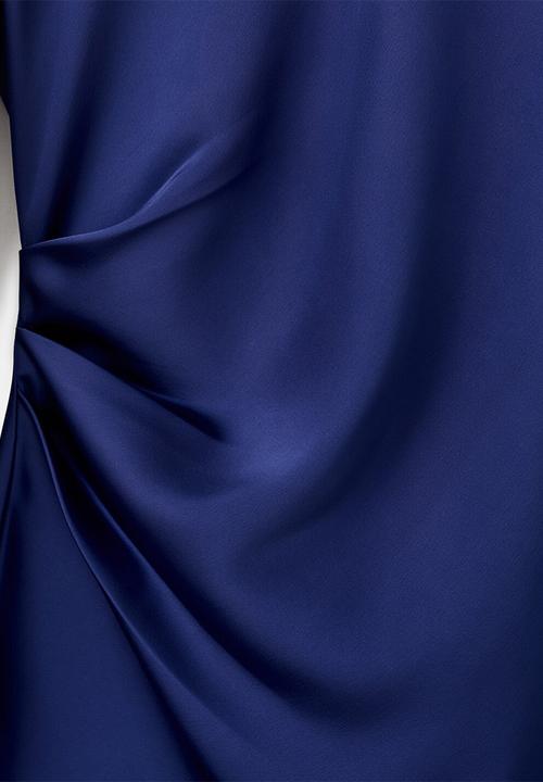 MANGO - Dress bronzo - medium blue