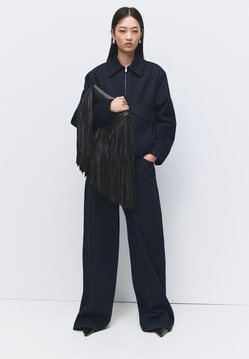 MANGO - Jeans rain - open blue