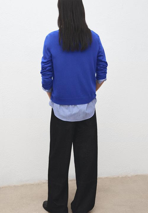 MANGO - Sweater lucca - bright blue