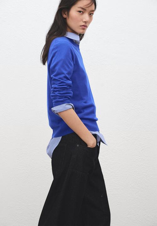 MANGO - Sweater lucca - bright blue