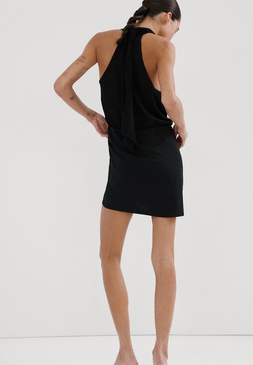 MANGO - Dress menta - black