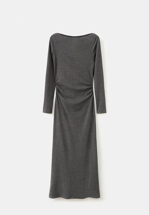 MANGO - Dress basila - gray
