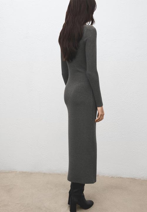 MANGO - Dress basila - gray