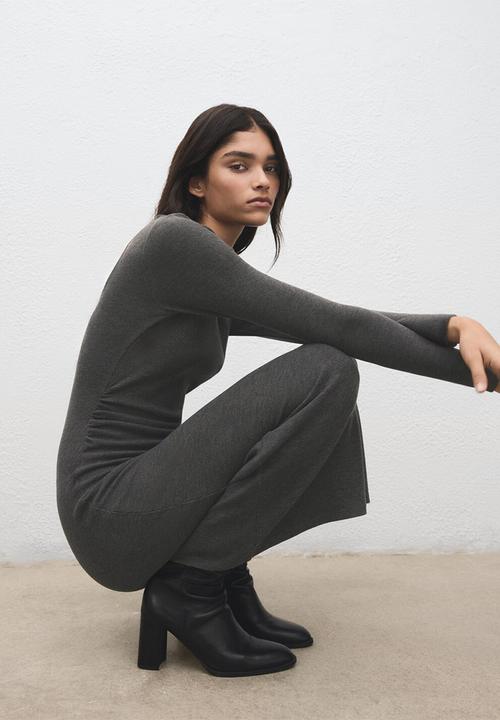MANGO - Dress basila - gray