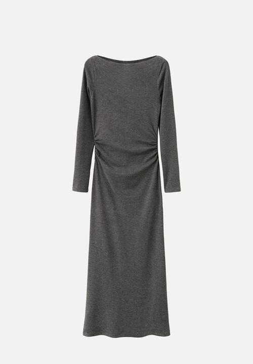 MANGO - Dress basila - gray