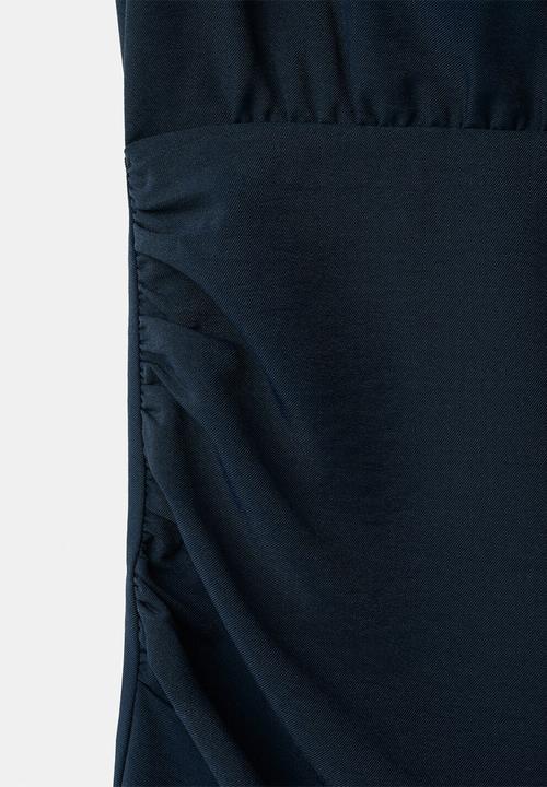 MANGO - Dress rosy - navy