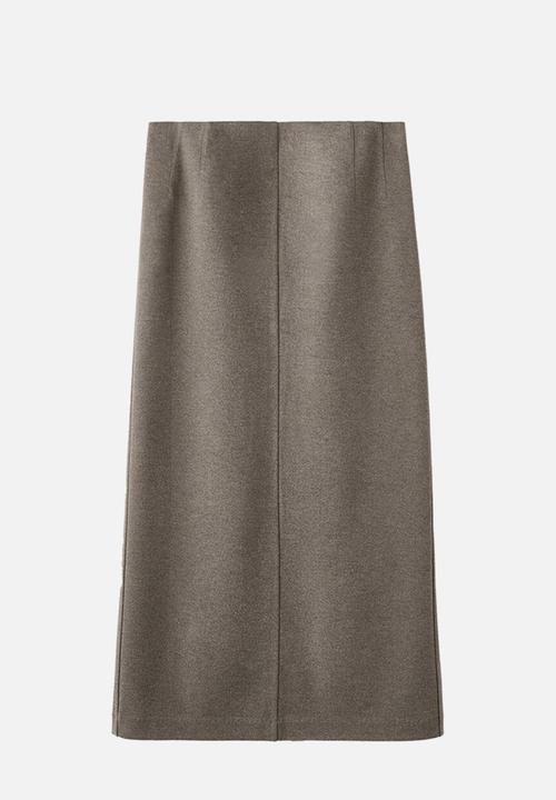 MANGO - Skirt chile - medium brown